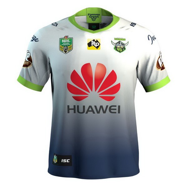 Maillot Rugby Canberra Raiders Third 2018 Blanc Bleu